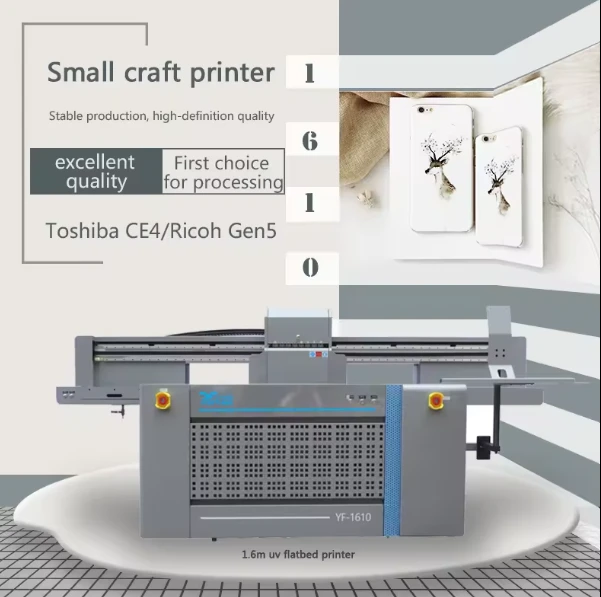 Inkjet UV Flatbed Printer 1610 With I3200 Head