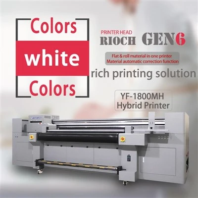 เครื่องพิมพ์ UV Hybrid Gen6 เครื่องวาดภาพและป้ายบนศีรษะ
